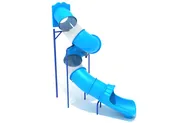12 Foot Spiral Tube Slide Slide and Mounts Only