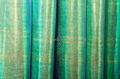 4 Way stretch Reflective Metallic foil -Shiny (Black/Hawaii blue)