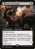 Magic: The Gathering Curse of Leeches (Extended Art) (345) Near Mint