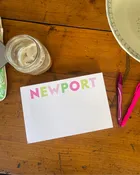Pink & Green Newport Notepad
