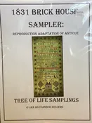 1831 Brick House Sampler by Tree of Life Samplings