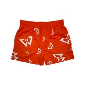Beastmode Canvas Print Shorts (Orange/White)