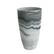 Algreen_ Acerra Curved Tall Marble Vase Planter