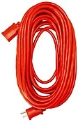 100 Ft. 14/3 Sjtw Red Round Vinyl Extension Cord For Indoor/outdoor Use