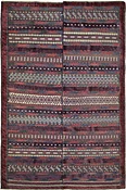 Afghani Flat Weave Kilim Rug