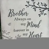 BROTHER Ceramic Plaque