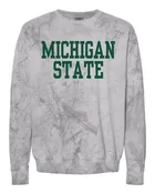 Michigan State University Spartans Comfort Colors Colorblast Crewneck Sweatshirt