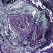 Abstract In Purple II By Cindy Jacobs Art Print - 12 X 12