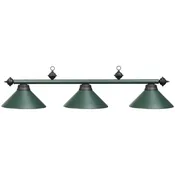 3 Shade Matte Green Pool Table Light