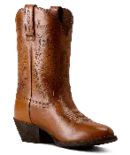 Ariat Women's Heritage Noir Round Toe Western Boot - Brown