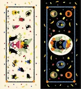 Furruit Platter-36.5" Panel Bench Pillow Multi PSTELLA-DLW3585-MULTI