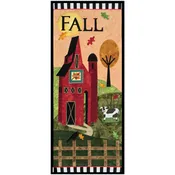 12″ x 30″ Fall Skinny Barn