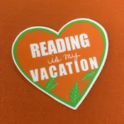 Reading Is My Vacation Vinyl Sticker - AddPeace Studio