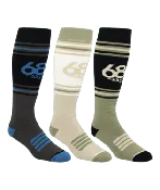 686: 24/25 Men’s Game Day Snowboard Sock 3 Pack