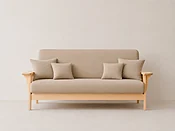 Antique Beige Outdura Futon Mattress Cover (fa776H)