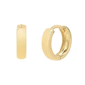 10k Solid Gold Bold Huggies