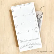 DIY Blank Pull-A-Pennant™ Greeting Card (#524)