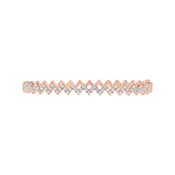 Criss Cross Diamond Bangle