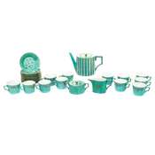 #23517 - Claudio La Viola for Ginori Art Deco Coffee Service c1990s