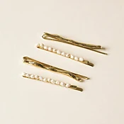 Pearl Wave Bobby Pins