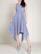 Asymmetrical Lace Dress