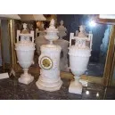Charles X Alabaster Clock Suite
