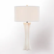 Alabaster Table Lamp, 32.25"H