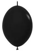 12"Link-O-Loon Deluxe Black-50 Count