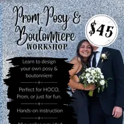 Prom Posy & Boutonniere Workshop