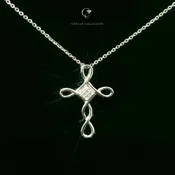 0.04ct Diamond Pendant in 14K White Gold