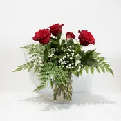Half Dozen Roses Floral Arrangement — TRELLIS FLOWERS