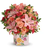 Teleflora's Brushed With Blossoms Bouquet