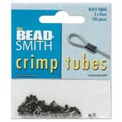Black Oxide Crimp Tubes (100 Pieces)