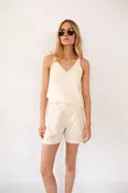 Catalina Sweater Tank - Ivory