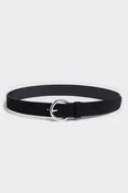 Timeless Italian Suede Belt in Black