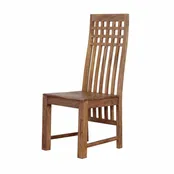 Acres Tall Back Dining Chair in Brownstone