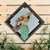 8x8 Cactus Wren Ceramic Tile