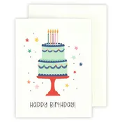 Happy Birthday Cake Greeting Card - Echo Park