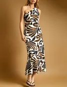 Anouk One-Shoulder Maxi Dress