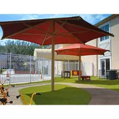 12' x 12'x 8' High Hexagon Umbrella Shade with Glide