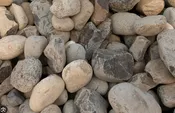 1.4 Tons (1 yard) of 3"-6" Round Rock, less than full truck load delivery