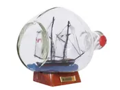 Bluenose Sailboat in a Glass Bottle 7