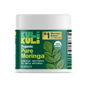 Organic Pure Moringa Powder Capsules (60-Count)
