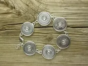 20 Gauge Nickel Shotgun Tennis Bracelet