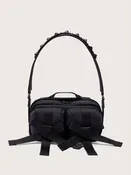 Beaded Classic Bow Crossbody Bag