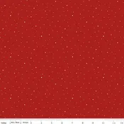 Dapple Dot Barn Red Fabric Bolt