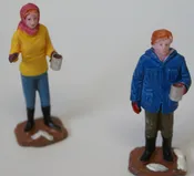 Train Figure Coffee Drinkers