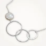 Aura Necklace • Coin Pearl