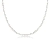 15" Choker Beaded - Classic Pearl 3mm