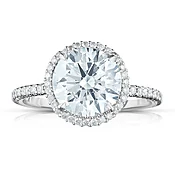 The InLove Setting with a Round Brilliant Cut Diamond | Marisa Perry by Douglas Elliott